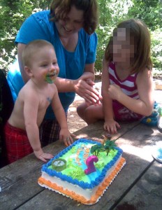 Birthday pic -- low rez, blurry girl