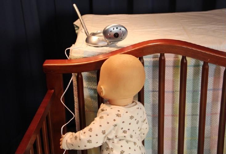 Child with monitor cord from CPSC
