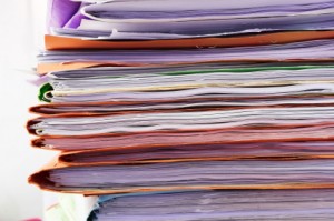Carr & Carr Personal Injury Attorneys - stacks of paperwork