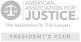 american association for just presidents club badge