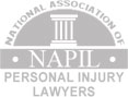 national associations for personal injury lawyers award badge
