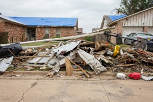 Roof damage from Moore tornado