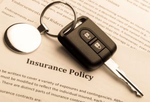 Car Key on an Insurance Policy