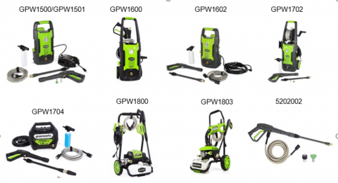 Greenworks pressure washer