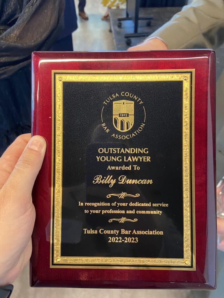 Outstanding Young Lawyer Award and President’s Award – Billy Duncan 2 MicrosoftTeams image 71