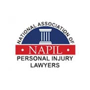 Tulsa Rideshare Accident Attorney 3 NAPIL Personal Injury Lawyers Badge